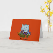 hallo mamma kaart (Gele Bloem)