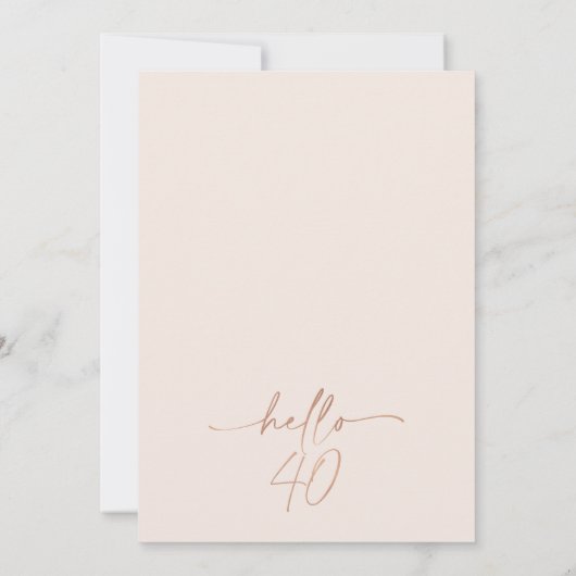 Hallo Maroon Wildflower Kaart (Achterkant)