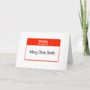 Hallo Mary Chris Smith Feestdagen Kaart