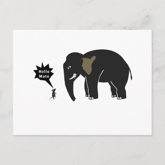 hallo Mate! Briefkaart (Voorkant)
