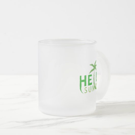 hallo matglas koffiemok (Voorkant rechts)