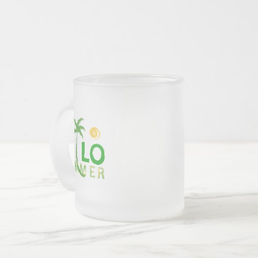 hallo matglas koffiemok (Voorkant links)