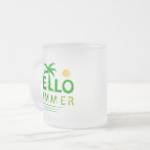 hallo matglas koffiemok (Voorkant links)