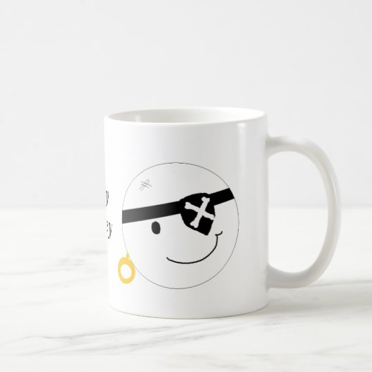 Hallo Matroos Piraat Gezicht Koffiemok (Rechts)