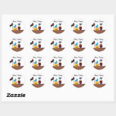 Hallo Matroos Ronde Sticker (Vel)
