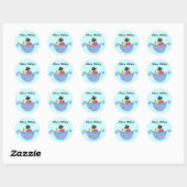 Hallo Matroos Ronde Sticker (Vel)