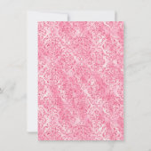 Hallo Meisje Roze en Goud "Baby" Baby shower Kaart (Achterkant)