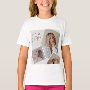hallo meisjes afbeelding t-shirt