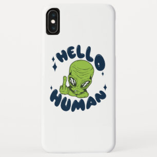 Hallo mens grappige Alien Case-Mate iPhone Case