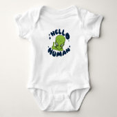 Hallo mens grappige Alien Romper (Voorkant)