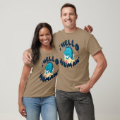 Hallo mens grappige dinosaurus t-shirt (Unisex)