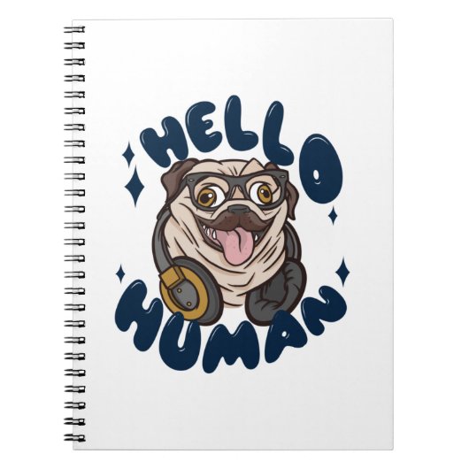 Hallo mens leukste hond notitieboek (Voorkant)