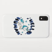 Hallo mens Lief Eenhoorn Case-Mate iPhone Case (Achterkant (horizontaal))