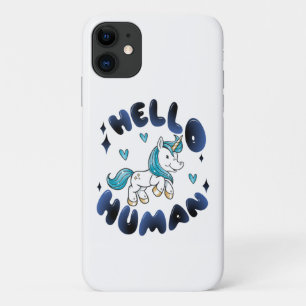 Hallo mens Lief Eenhoorn Case-Mate iPhone Case