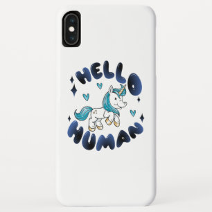 Hallo mens Lief Eenhoorn Case-Mate iPhone Case
