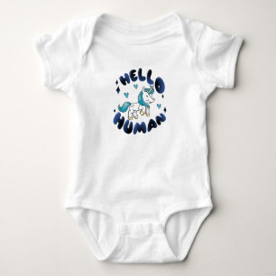 Hallo mens Lief Eenhoorn Romper