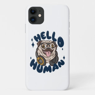 Hallo mens Lieve hond Case-Mate iPhone Case
