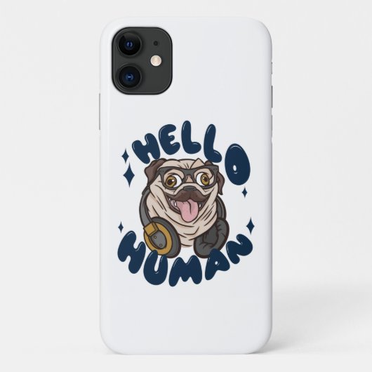 Hallo mens Lieve hond Case-Mate iPhone Case (Achterkant)