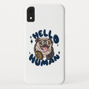 Hallo mens Lieve hond Case-Mate iPhone Case
