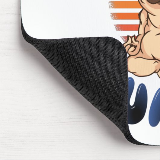 hallo mens Meditatie-yogahond Muismat (Hoek)