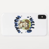 Hallo mens Mediterende yoga hond Case-Mate iPhone Case (Achterkant (horizontaal))