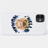 Hallo mens Mediterende yoga hond Case-Mate iPhone Case (Achterkant (horizontaal))