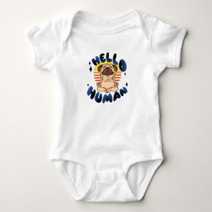 Hallo mens Mediterende yogahond Romper