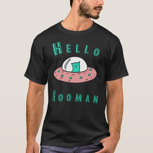 Hallo menselijk wezen t-shirt (Voorkant)