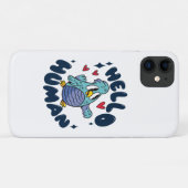 Hallo menselijke lieve vogel Case-Mate iPhone case (Achterkant (horizontaal))