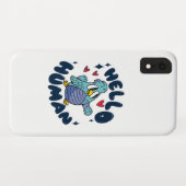 Hallo menselijke lieve vogel Case-Mate iPhone case (Achterkant (horizontaal))