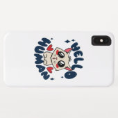 Hallo menselijke Moppige Kat Case-Mate iPhone Case (Achterkant (horizontaal))