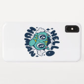 Hallo menselijke Moppige Kat Case-Mate iPhone Case (Achterkant (horizontaal))