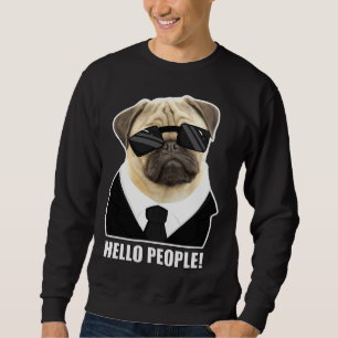 Hallo Mensen! Grappige Pug Puppy Classic T-shirt 9