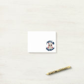 Hallo mensje Cute Cat Post-it® Notes (Op bureau)
