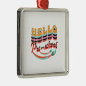 hallo metalen ornament (Rechts)