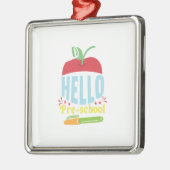 hallo metalen ornament (Links)