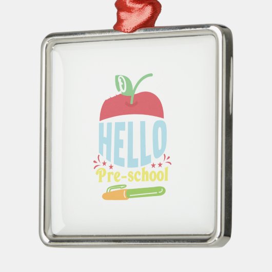 hallo metalen ornament (Links)