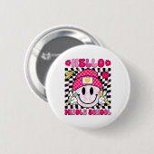 Hallo Middelbare School Lachend Gezicht Leraar Kin Ronde Button 5,7 Cm (Voorkant /achterkant)