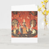 Hallo Middeleeuws denken aan jou Kaart (Gele Bloem)