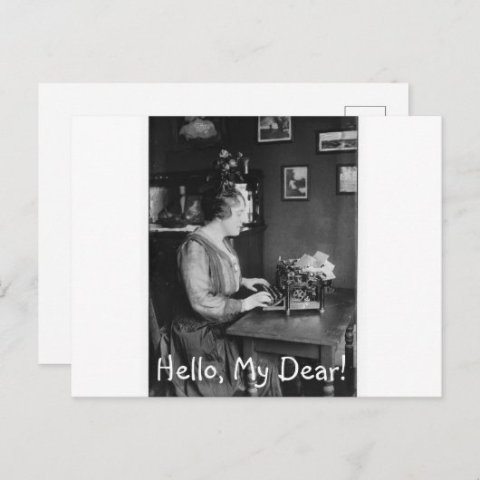 hallo, mijn beste Briefkaart (Voorkant / Achterkant)