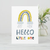 hallo mijn kleine regenboog kaart (Staand voorkant)