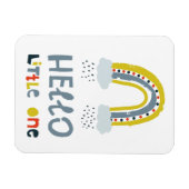 hallo mijn kleine regenboog magneet (Horizontaal)