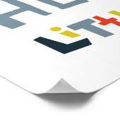 hallo mijn kleine regenboog poster (Hoek)