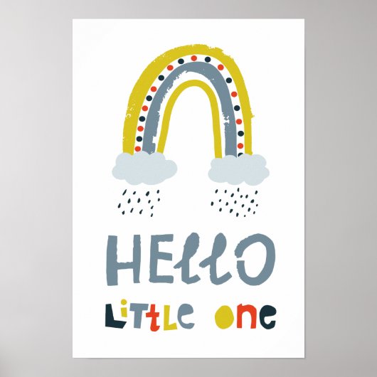 hallo mijn kleine regenboog poster (Voorkant)