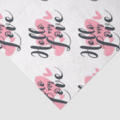 hallo Mijn liefde voor het weefsel van het hart Tissuepapier (Detail)