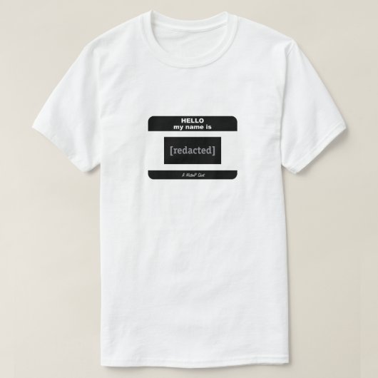 Hallo Mijn naam is - A MisterP Shirt (Design voorkant)