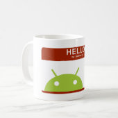 hallo mijn naam is Android Koffiemok (Voorkant links)