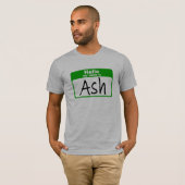 hallo mijn naam is Ash T-shirt (Voorkant volledig)