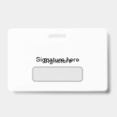 Hallo Mijn naam is Badge (Achterkant)