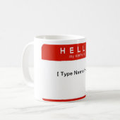 hallo mijn naam is beker koffiemok (Voorkant links)